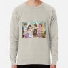 ssrcolightweight sweatshirtmensoatmeal heatherfrontsquare productx1000 bgf8f8f8 4 - Omori Gifts